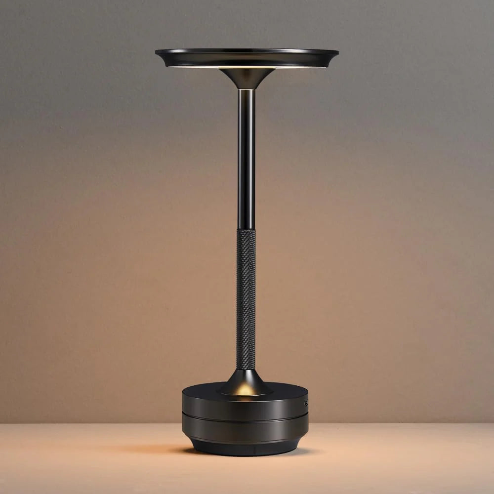 Portable 5000mAh Restaurant Desk Lamp Three-Color Stepless Dimming LED Desk Lamp with Memory Function