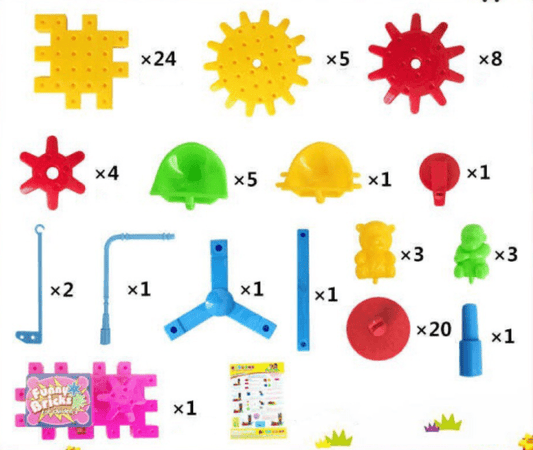 Elektrische Zahnräder 3D-Puzzle-Bausatz für Kinder