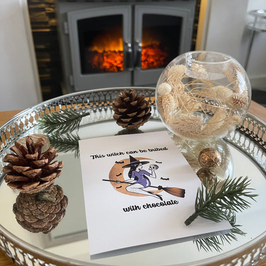 Diese Hexe lässt sich bestechen – Herbstliche Halloween-Wanddekoration